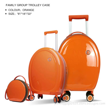Kids travelling case sets with carry on bag